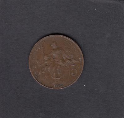 Beschrijving: 5 Centimes